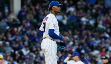 Cubs' Edward Cabrera exits start vs. Brewers with blister