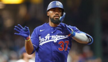 Teoscar Hernandez ties career high with 6 RBI in Dodgers' win