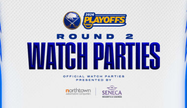 Sabres announce home and away Watch Party details for Round 2