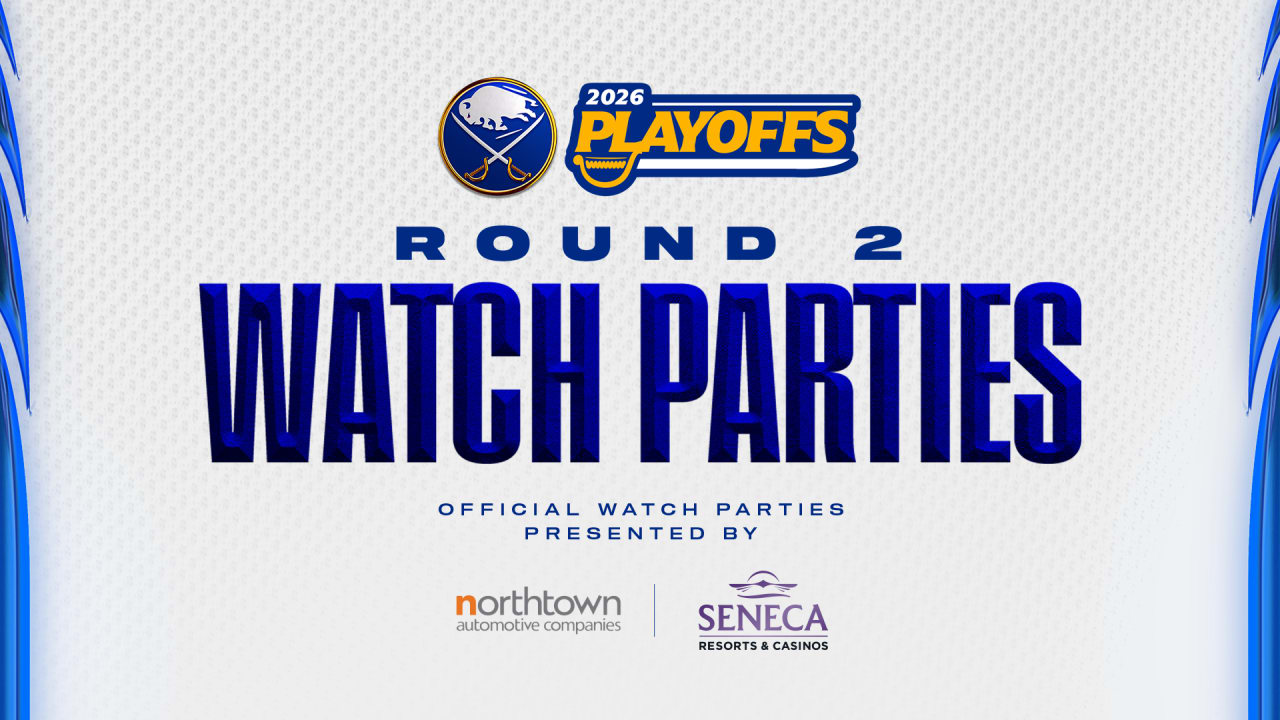 Sabres announce home and away Watch Party details for Round 2