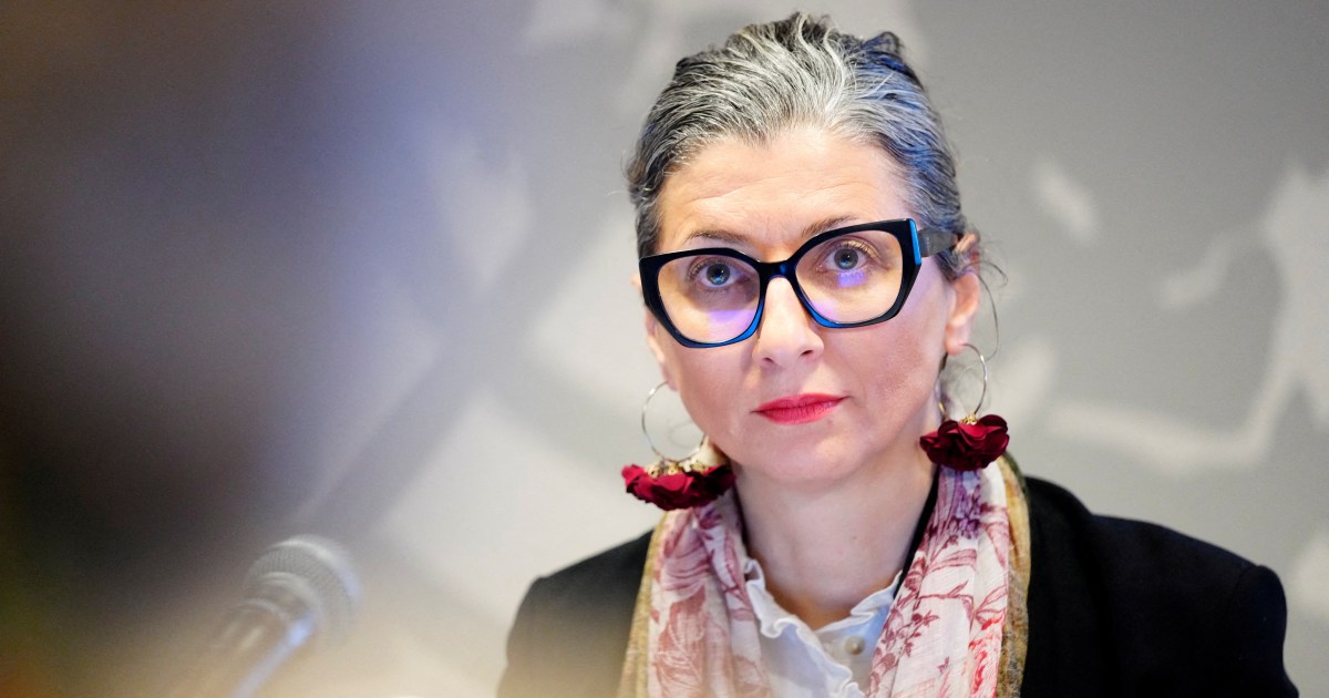 US lifts sanctions on Francesca Albanese, UN expert on Palestinian rights | Israel-Palestine conflict News