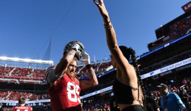 Niners TE George Kittle shrugs off injury to save wife from arachnid; PETA responds