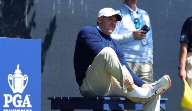 Rory McIlroy cuts PGA Championship practice round short after ripping toenail off amid nasty blister issues