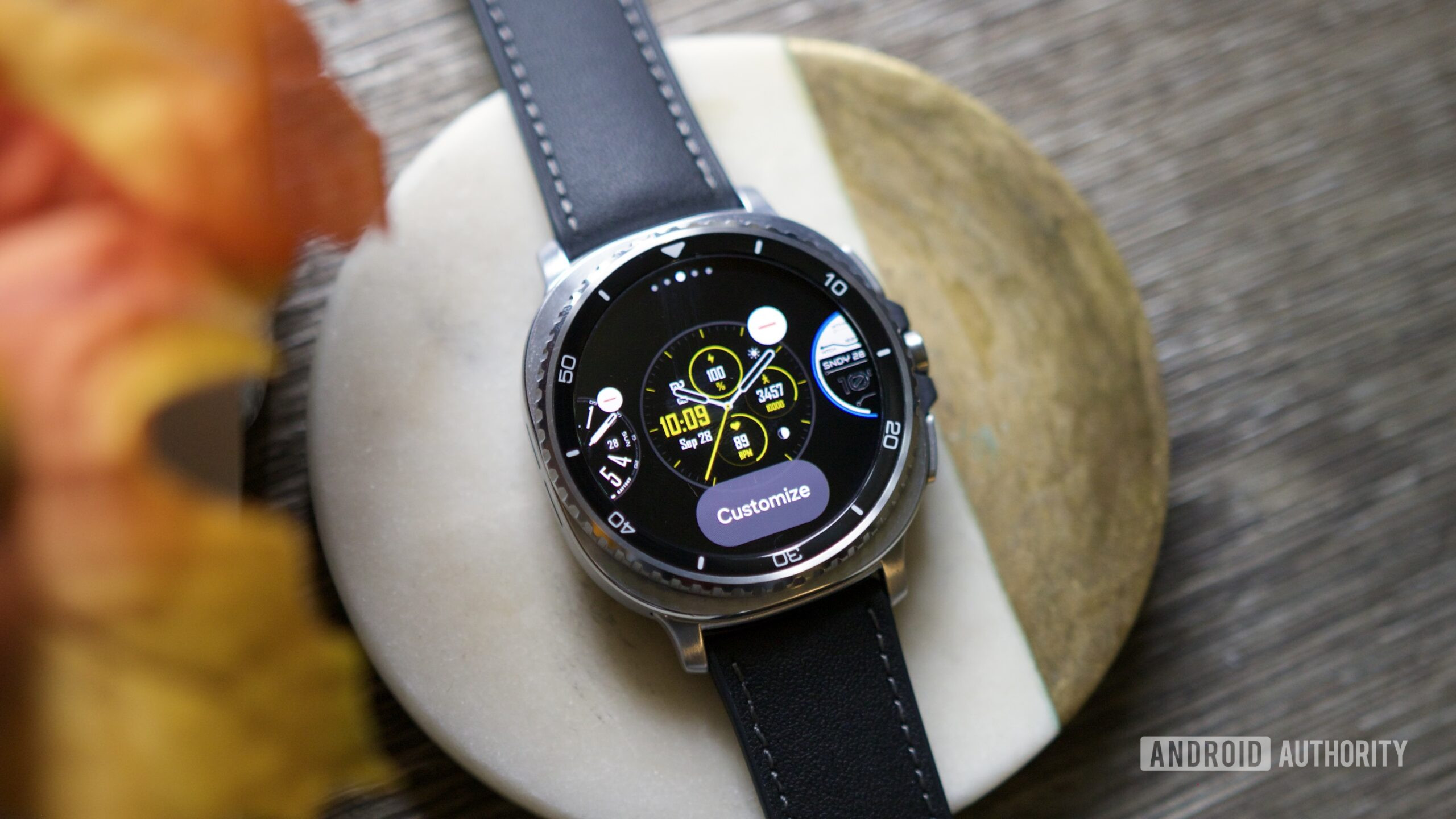 samsung galaxy watch 8 watch face selector hero 2 Watch face selector screen on the Samsung Galaxy Watch 8.