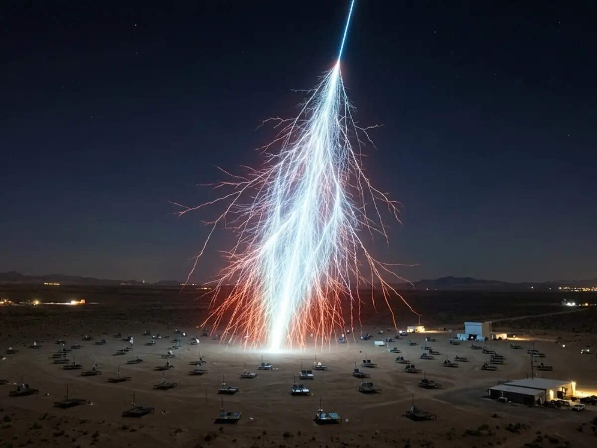 Scientists observing the sky recorded a massive energy burst. Image credit - Gemini Scientists observing the sky recorded a massive energy burst
