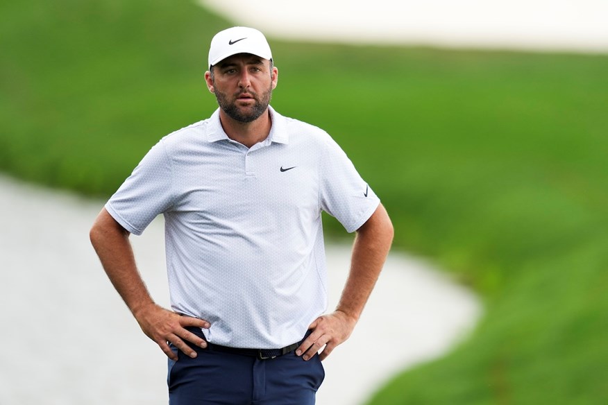 Scottie Scheffler did not look himself during the first round of The Players.