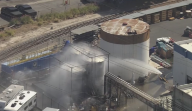 40,000 evacuated in California chemical leak as Orange County officials warn tank "is going to fail," may explode