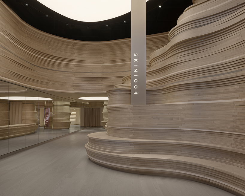 mirrored interiors and sculptural canyon-like forms shape skin1004’s soho flagship by LMTLS - 2