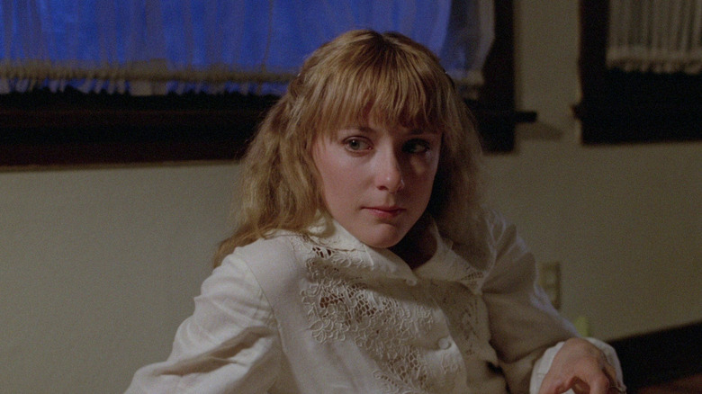 Mary Beth Hurt is not amused as Laura Connelly in Chilly Scenes of Winter