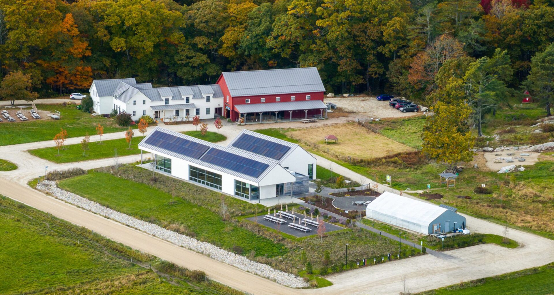 Opal builds mass timber farming education center in Maine