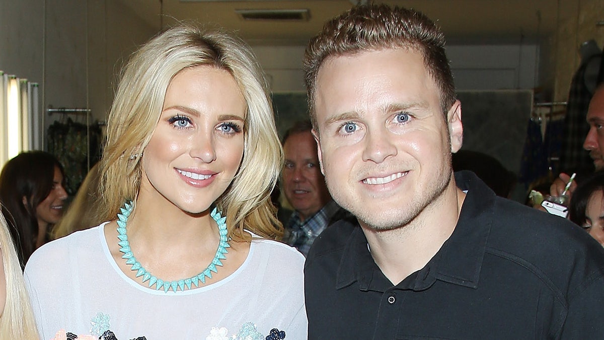 Heidi Montag, Stephanie Pratt and Spencer Pratt posing together at an event