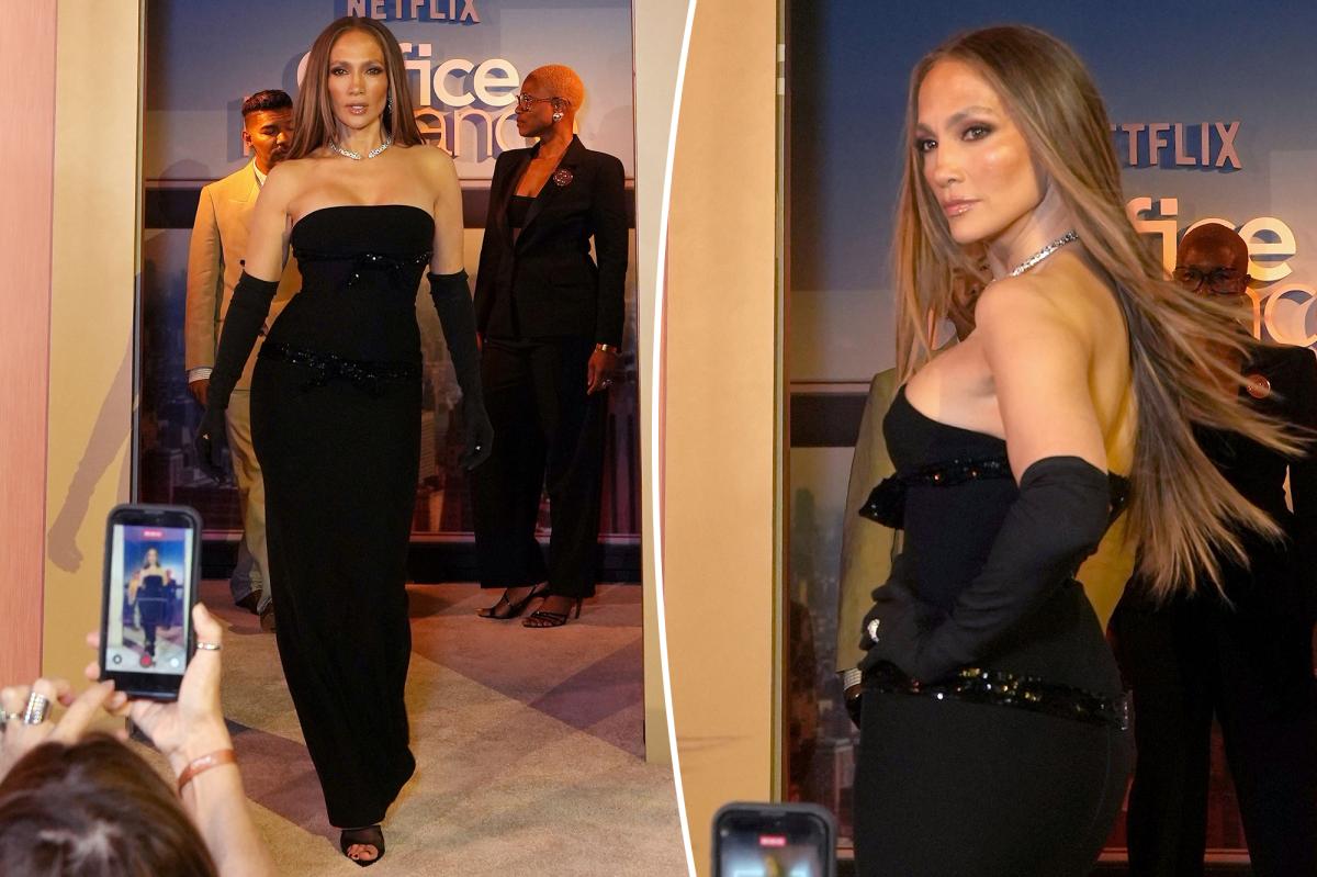 Inside J.Lo's NSFW film party as backstage footage shows pop icon's entrance