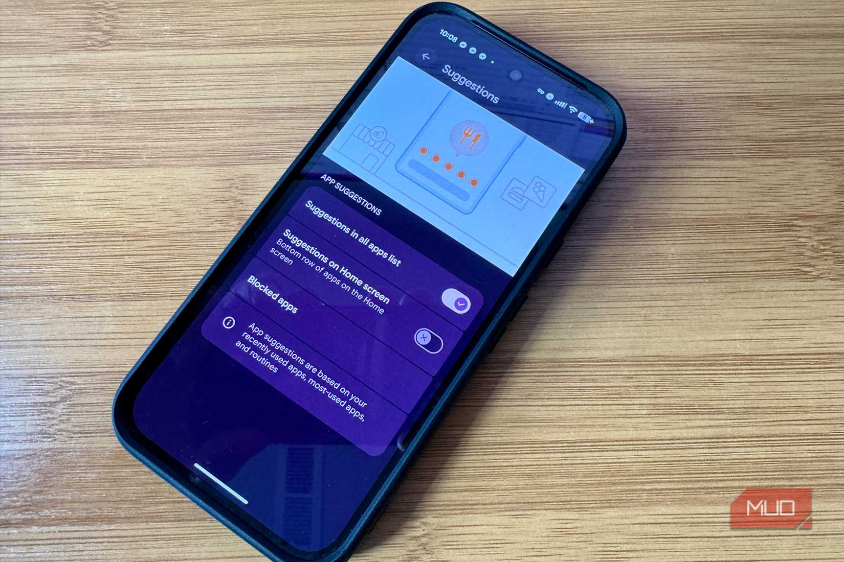 Suggestions on Home screen toggle on Pixel