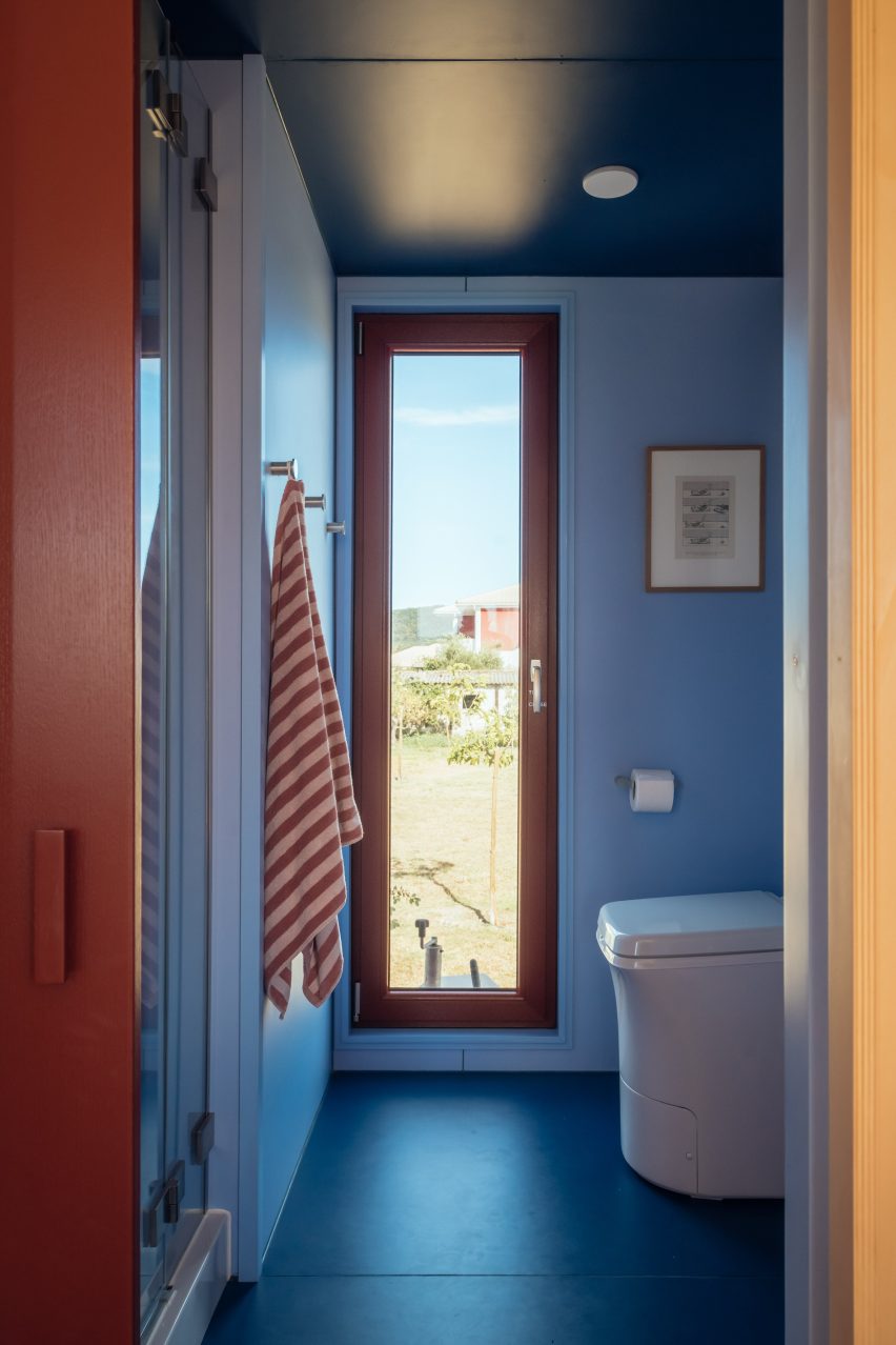 Blue bathroom