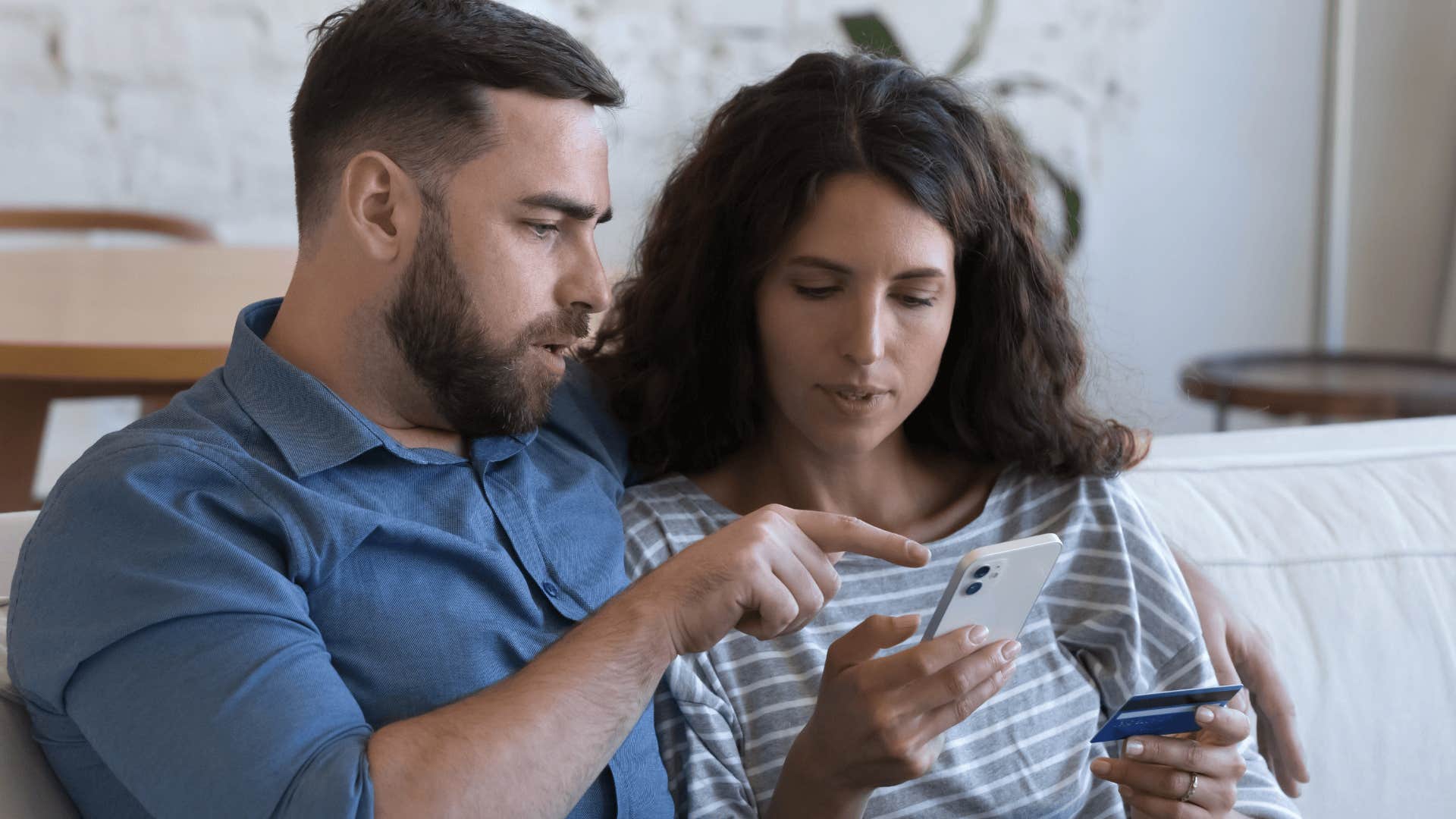 financially strapped couple unable to make investments