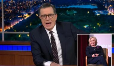 Stephen Colbert reveals unaired 'Late Show' Hillary Clinton graphic that never aired