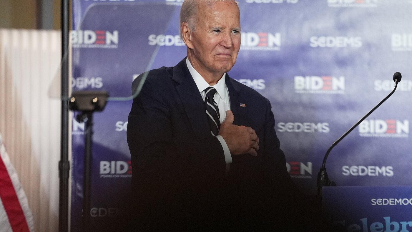 Biden sues DOJ to stop release of audio and transcripts tied to special counsel probe : NPR