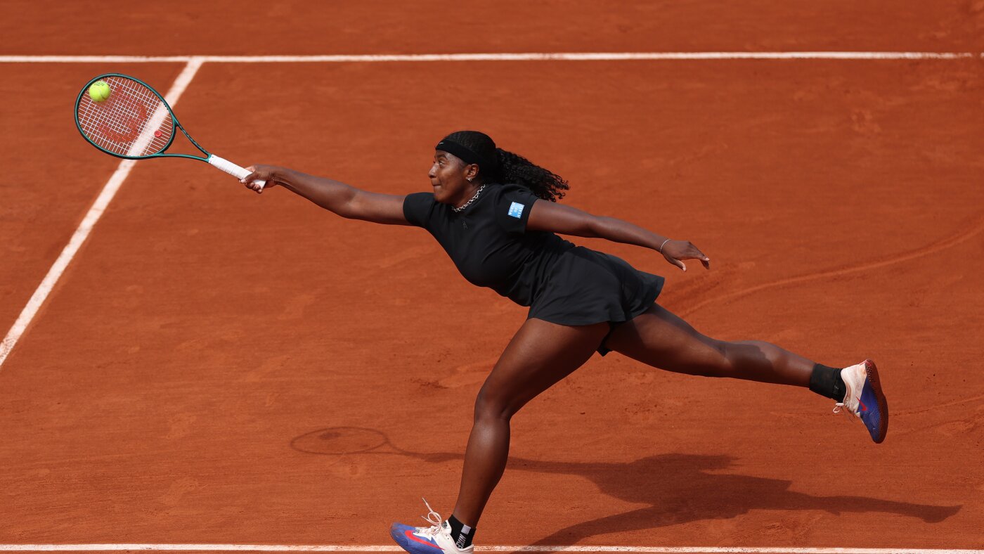 Here's how the pros play on the clay courts of the French Open : NPR