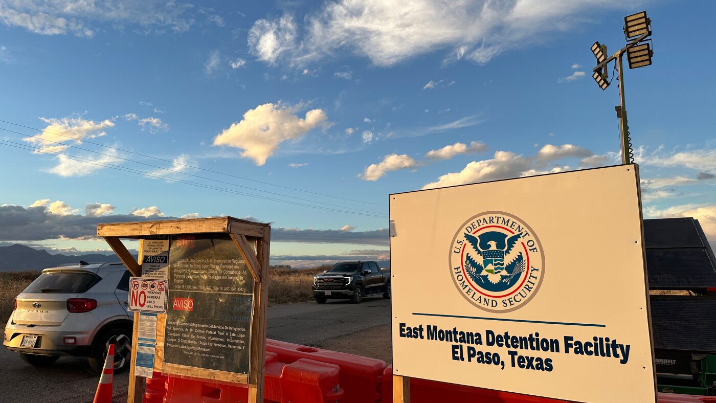 Immigrant detainees sue over ‘horrific’ conditions at Texas ICE facility : NPR