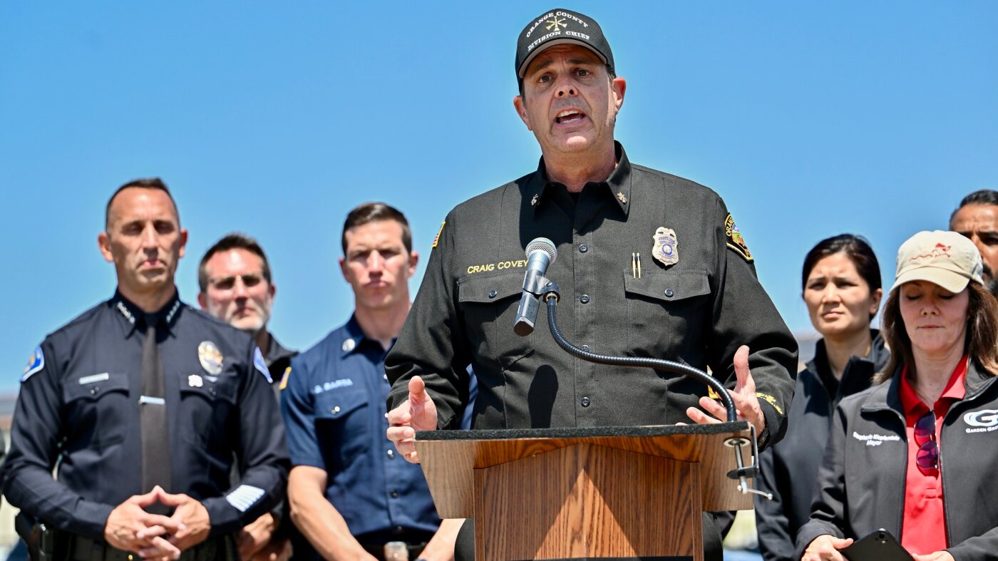 Evacuations ordered after chemical tank leak in Garden Grove, Calif. : NPR