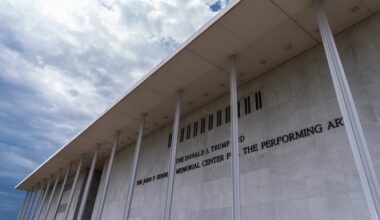 President Trump's name must come off of the Kennedy Center, judge rules : NPR