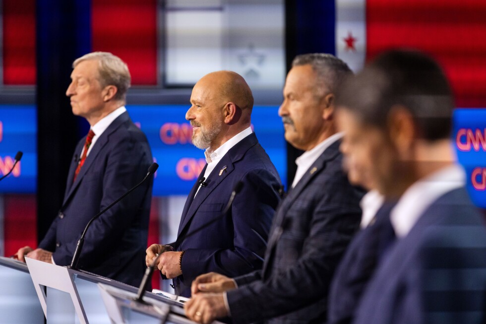 California governor candidates spar on taxes, Trump and healthcare