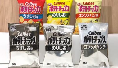 Packaging for Calbee snacks loses its color due to the Iran war