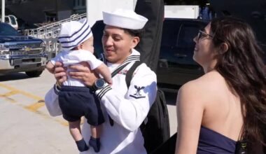 Emotional homecoming for USS Gerald R. Ford after record-breaking deployment