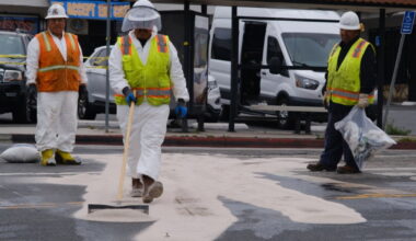 East LA oil spill cause