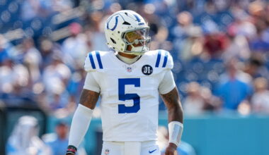 Anthony Richardson: I'm here right now, I don't think it's awkward