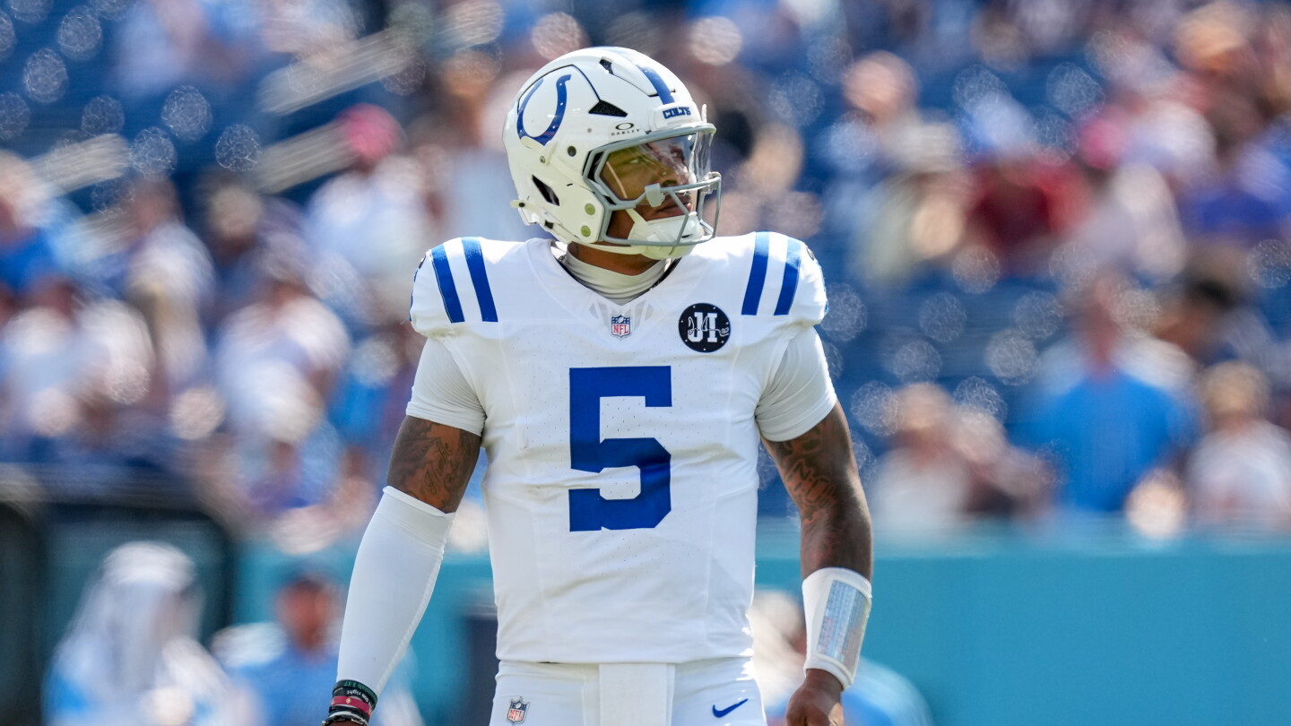 Anthony Richardson: I'm here right now, I don't think it's awkward