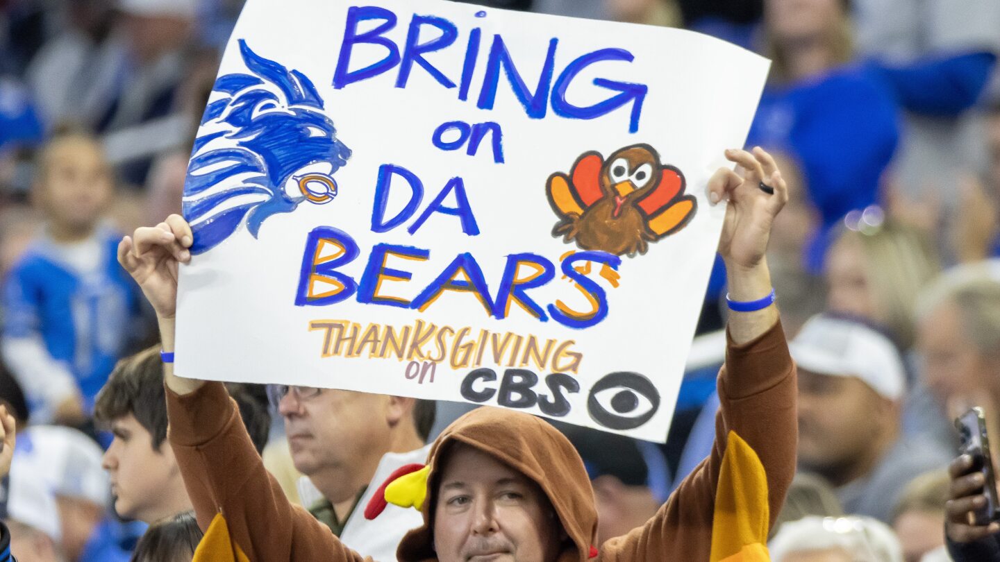 Report: Lions to host Bears on Thanksgiving