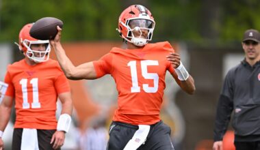 The Browns get to work on Taylen Green's fundamentals