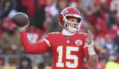 Patrick Mahomes "in good position" to do some work during offseason program