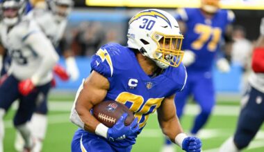 Report: Free agent RB Austin Ekeler fully cleared, plans to play in 2026