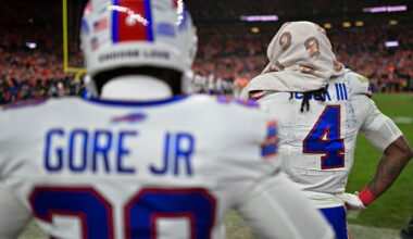 With James Cook not at Bills' OTAs, Frank Gore Jr. gets more work