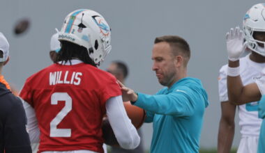 Dolphins coach Jeff Hafley wants Malik Willis to focus on performance before leadership