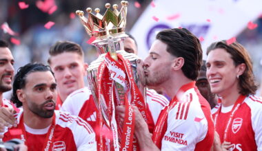 Arsenal trophy lift: Watch Gunners hoist Premier League trophy as 2025-26 champions