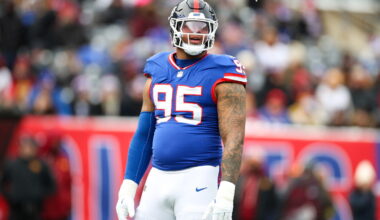 Giants' Roy Robertson-Harris suffers torn Achilles at OTAs