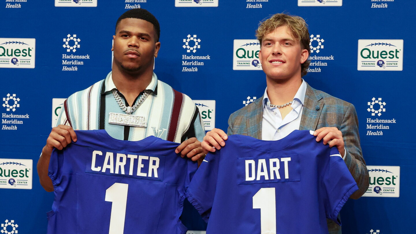 Jaxson Dart-Abdul Carter drama will take center stage when Giants OTAs resume