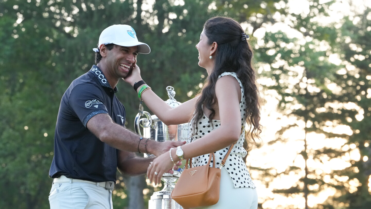 Everything, yet nothing, changes for PGA champ Aaron Rai and wife