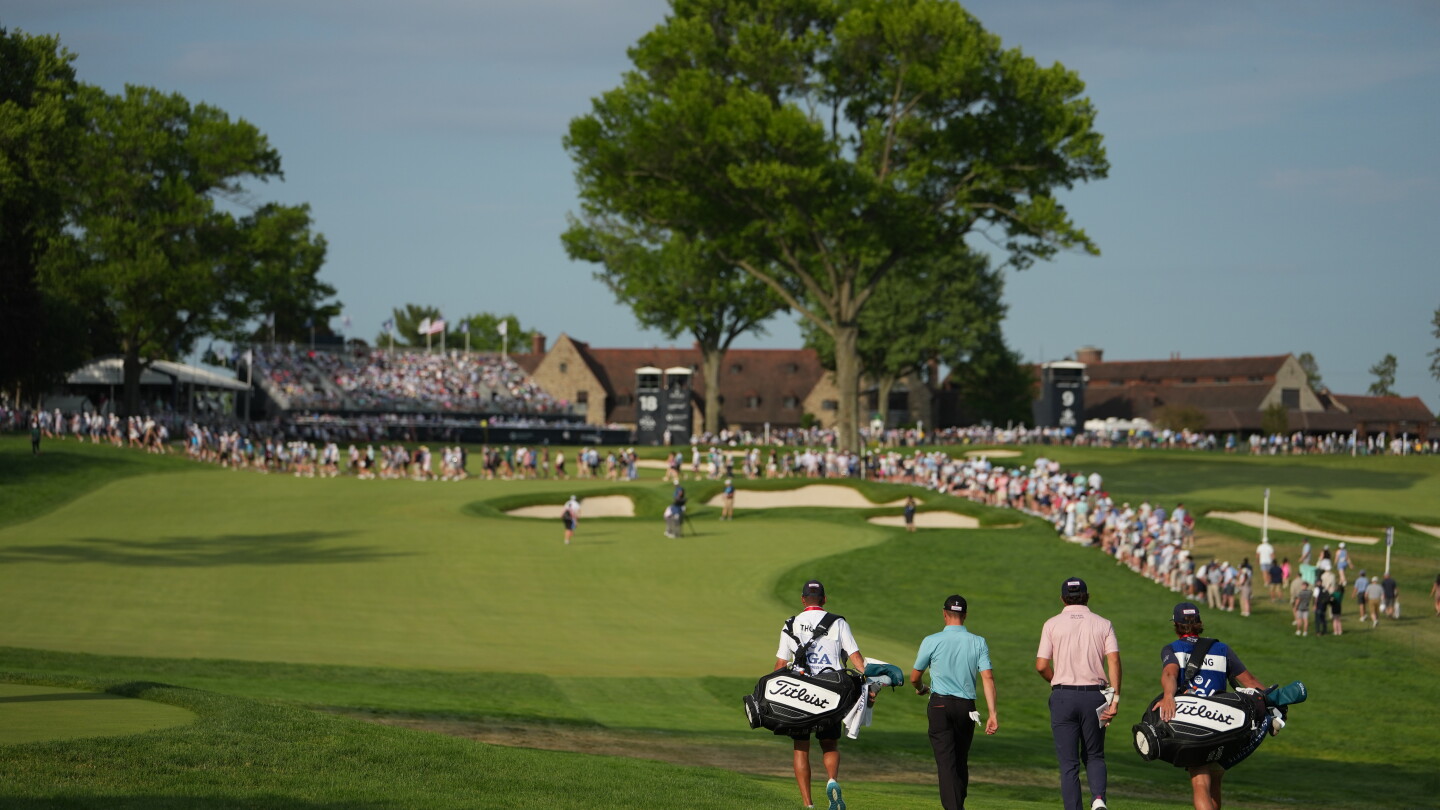 What is the PGA Championship playoff format at Aronimink?