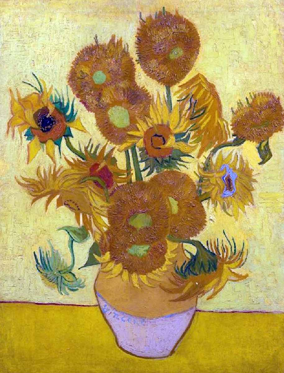 van gogh sunflowers