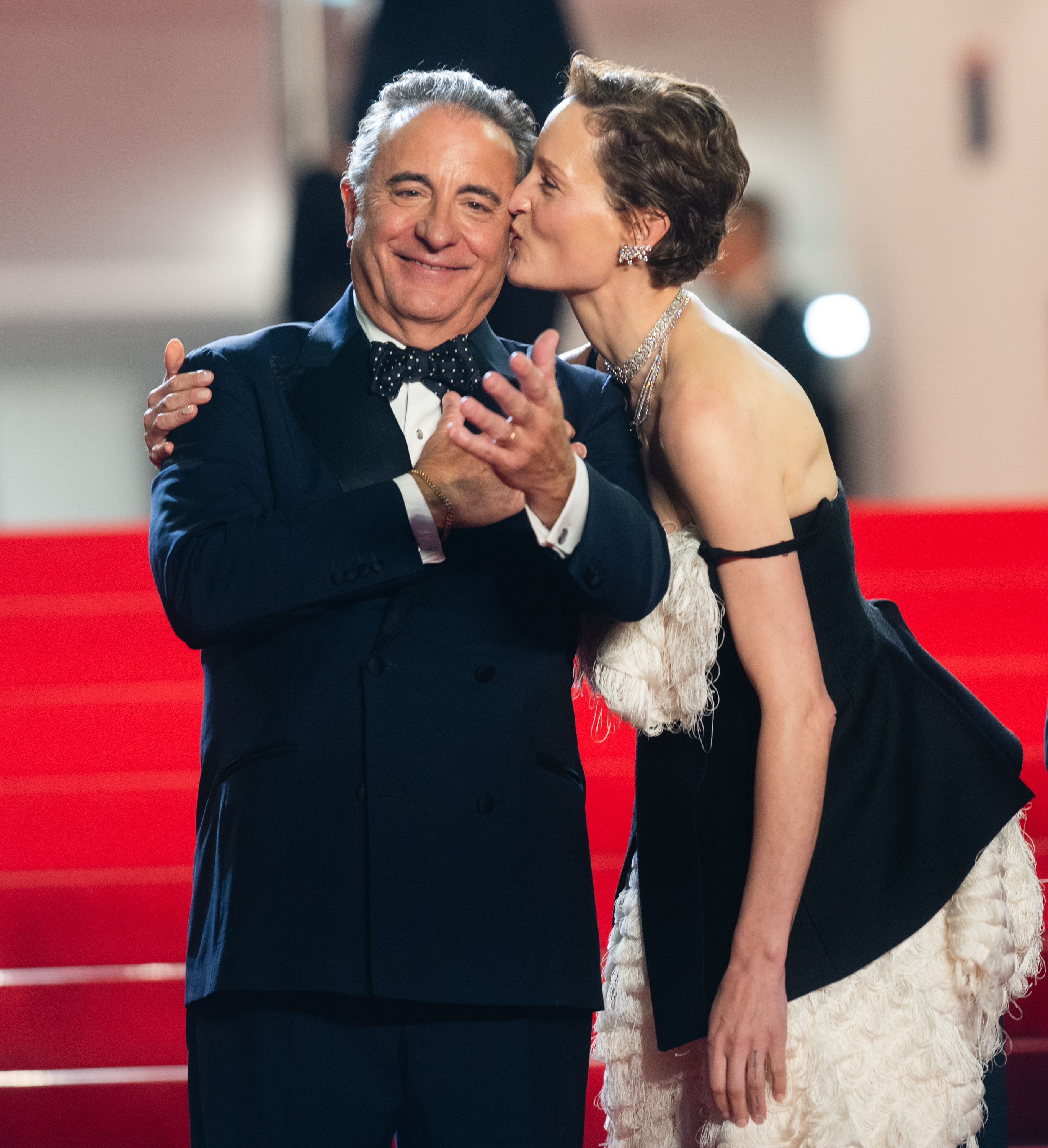  Vicky Krieps and Andy García  attend the "Diamond" screening during the 79th annual Cannes Film Festival