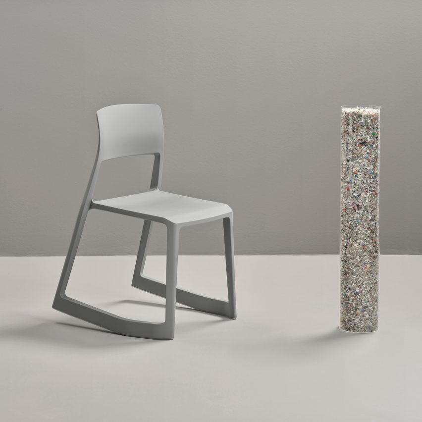 Barber Osgerby for Vitra, Tip Ton RE made of recycled plastic