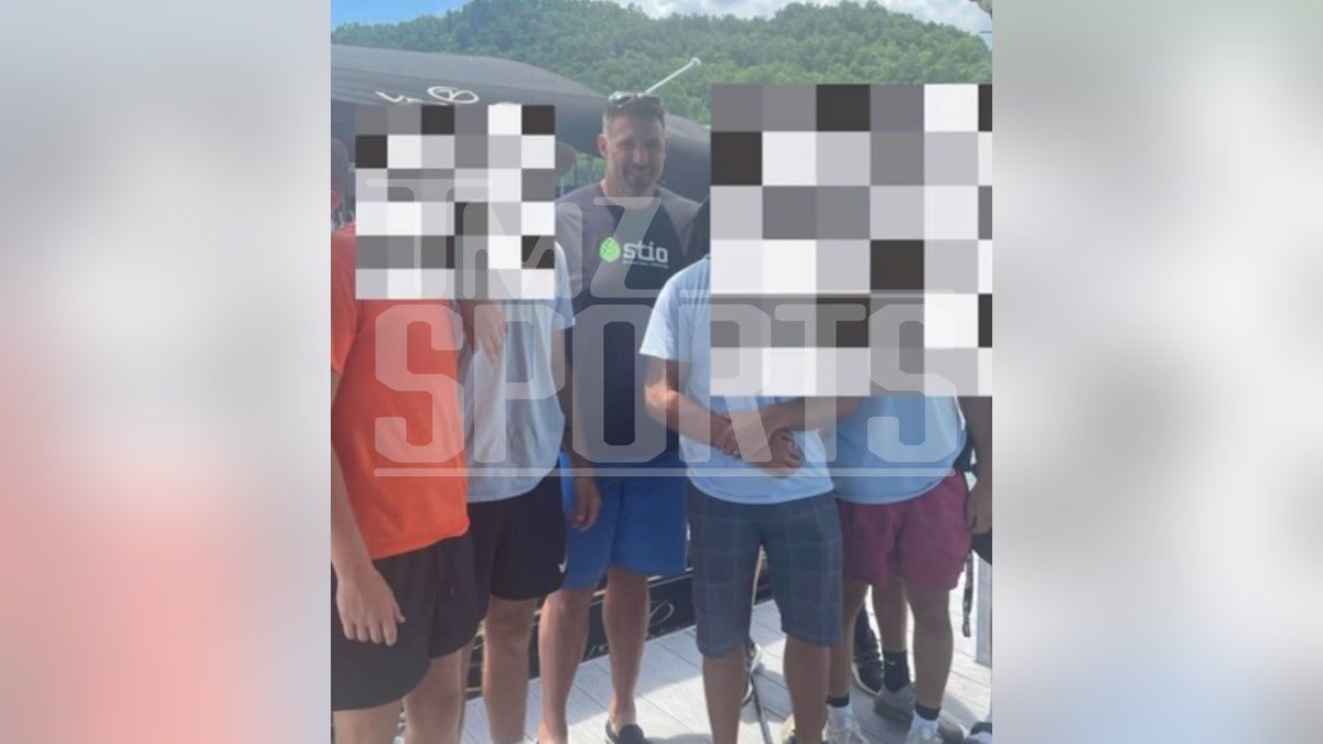 Mike Vrabel seen on a boating trip in 2021