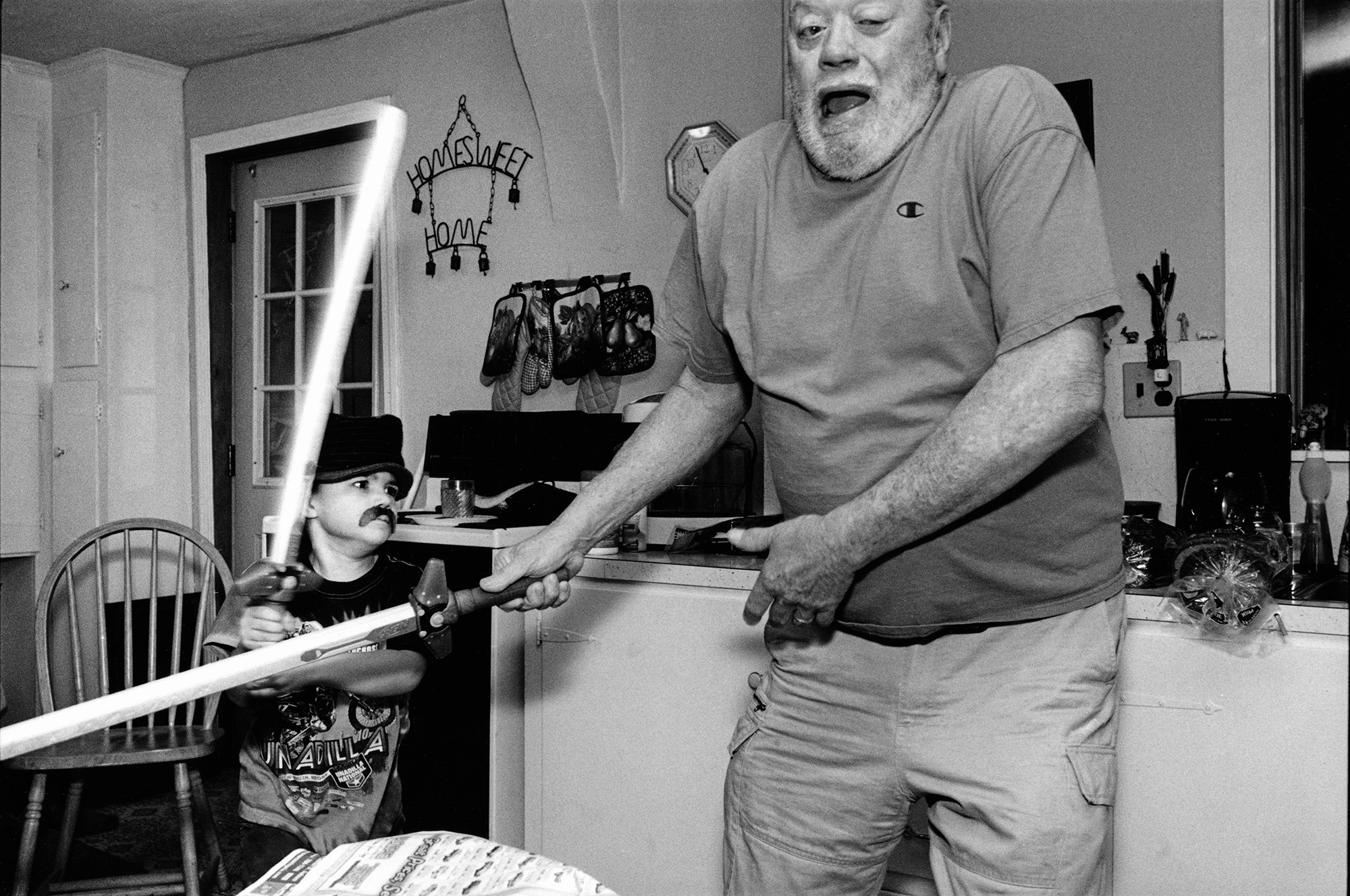 web Wyatt Lancing Dad, Swordfight, 2011