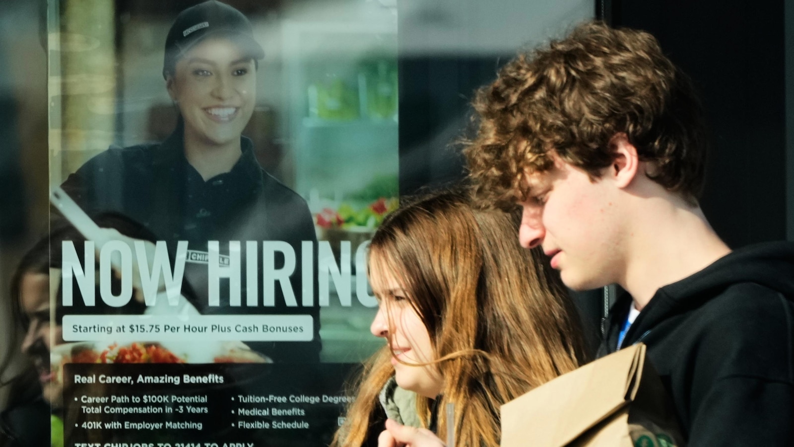 U.S. job openings were unchanged at 6.9 million in March but hiring improved