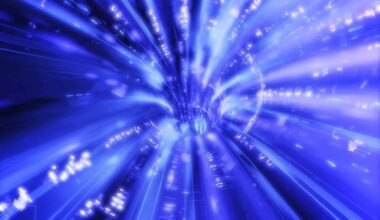 Visualization of a wormhole. New research explores whether quantum simulations of closed timelike curves could allow information to travel backward in time