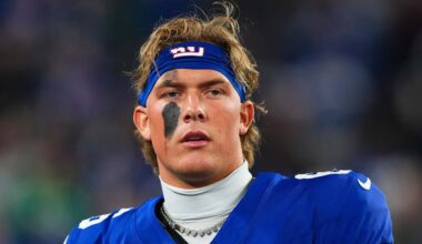 NFL Network: Giants QB Jaxson Dart addressed team during meeting to discuss introduction of President Trump